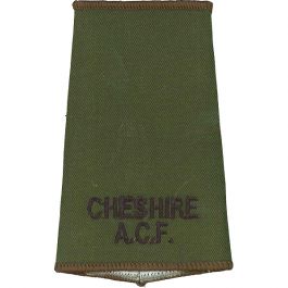 Cheshire ACF Rank Slides, Olive Green, (Unranked)