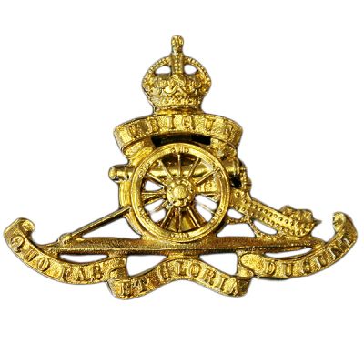 Royal Artillery Cap Badge, GV1R - UK Supplier - E.C.Snaith and Son Ltd