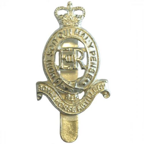 Royal Horse Artillery Beret Badge, Silver