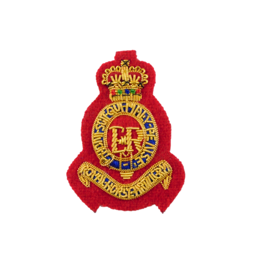 RHA Off Side Hat Badge (All Red)