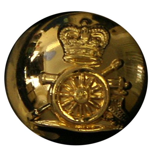 Royal Horse Artillery Button, Ball, Gilt (22L)