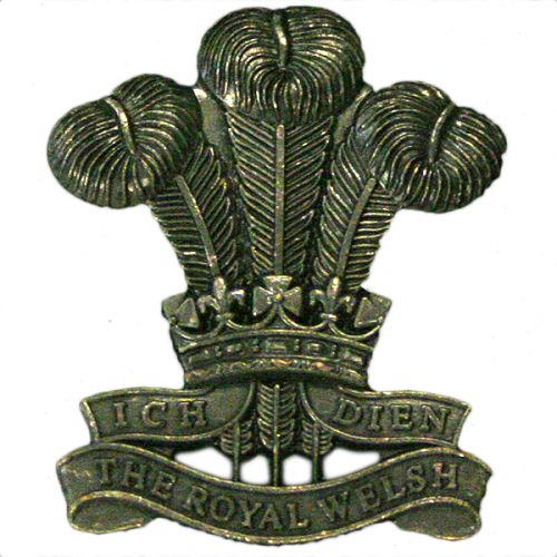 Royal Welsh Cap Badge, Bronze