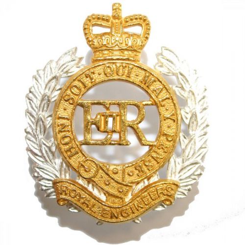 Royal Engineers Cap Badge, Officers
