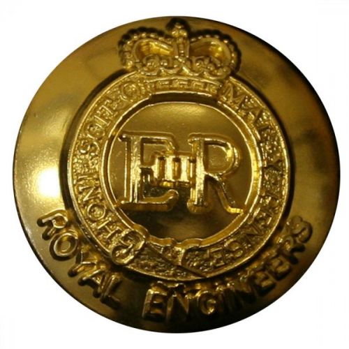 Royal Engineers Button, Anodised, Screw Fitting (30L)