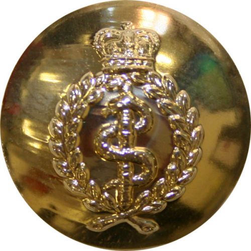 Royal Army Medical Corps Button, Anodised, Screw Fitting (30L)