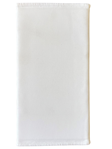 Plain Rank Slide White (Stiff, Velcro closing, Pair)
