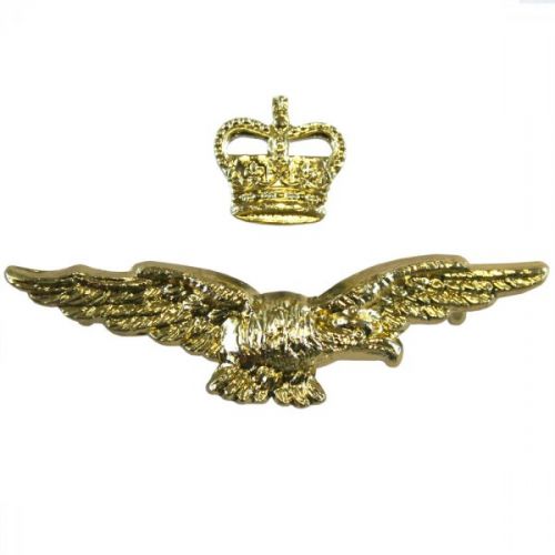 Royal Air Force Cap Badge, Side Cap, Officers