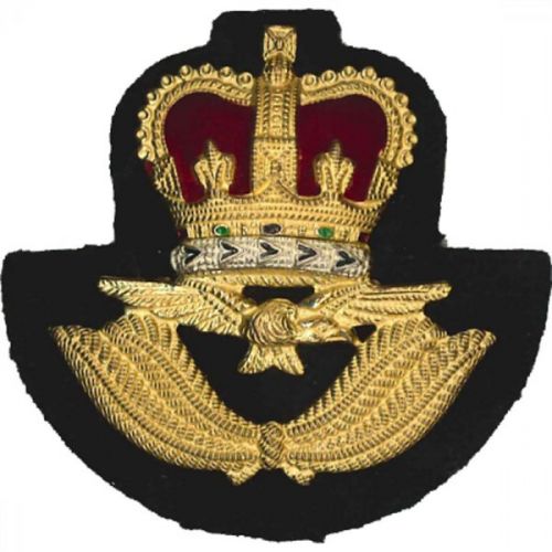 Royal Air Force Cap Badge, Officer, Metal