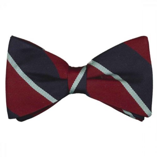 RAF Polyester Striped Bow Tie