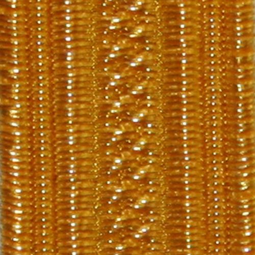 Gold Navy Lace 6.4Mm  1/4" 0.5%