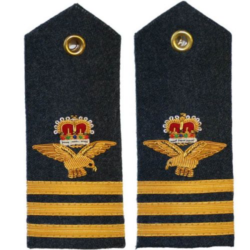 RAF Wing Commander 6A, 8, 11 Dress Shoulder Boards