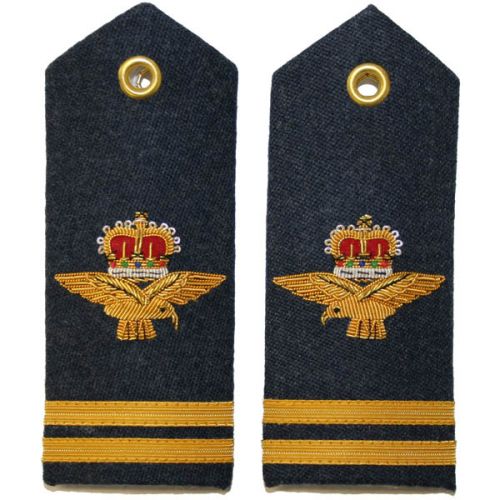 RAF Flight Lieutenant 6A,8,11 Dress Shoulder Boards