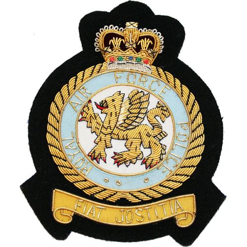 RAF Police Wire Blazer Badge