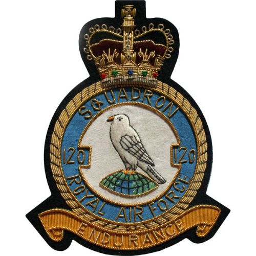 RAF 120 Sqn Wire Blazer Badge