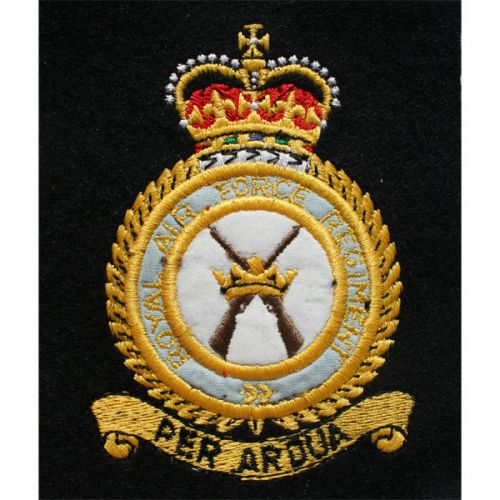 Royal Air Force Regiment Blazer Badge, Silk