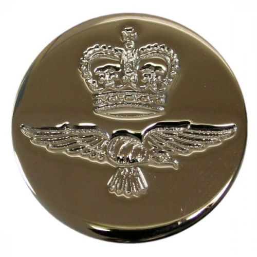 Royal Air Force Button, Blazer, Chrome (36L)