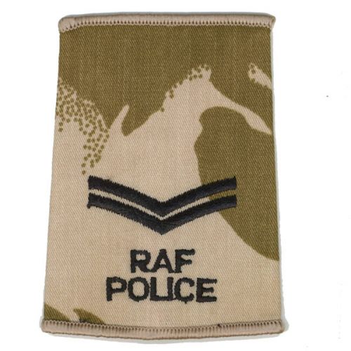 RAF Rank Slides, Desert, (Cpl), Police