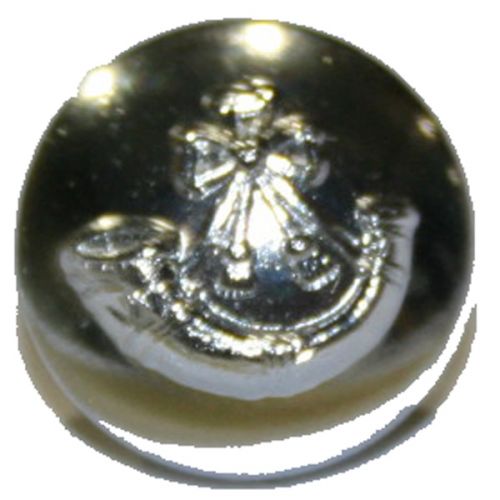 Light Infantry Button, Silver Anodised (22L)