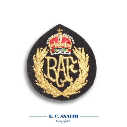 Royal Air Force Beret Badge, Airman. King's Crown CIIIR (Embroidered)