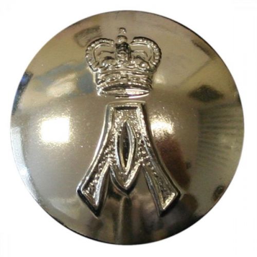 QARANC Button, Silver Anodised (26L)