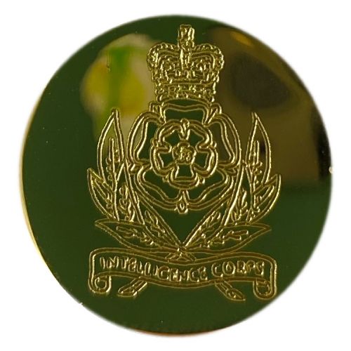 Intelligence Corps Engraved Blazer Button (32l)