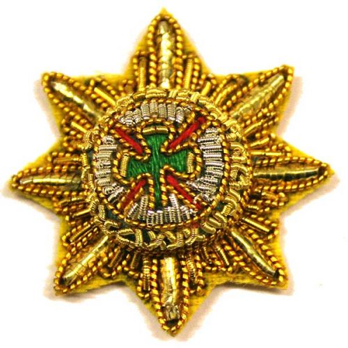 Irish Guards Officer Rank Star
