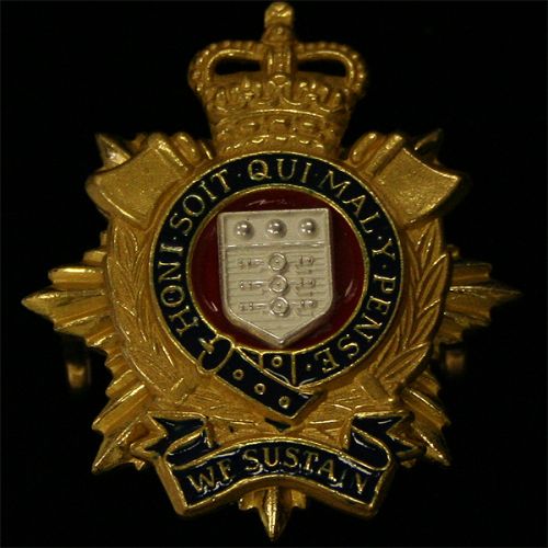 Royal Logistic Corps Cap Badge, Officers