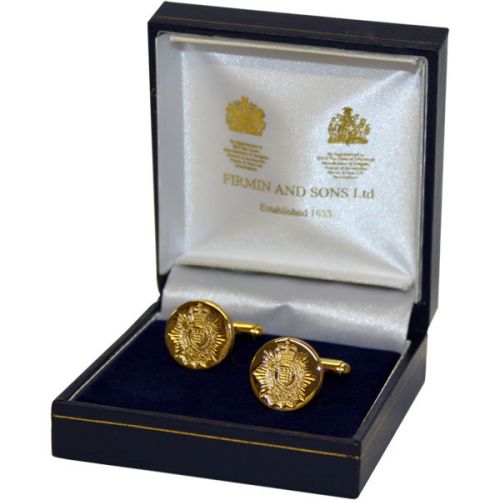 RLC Gold Indent Cufflinks