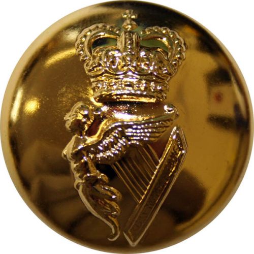Irish Guards Button, Gilt (22L)
