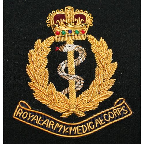 RAMC Wire Blazer Badge E11R