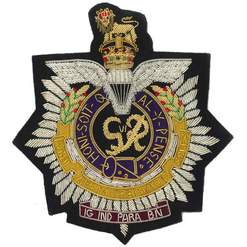 Royal Army Service Corps Blazer Badge, 16 Ind PARA, GV1R