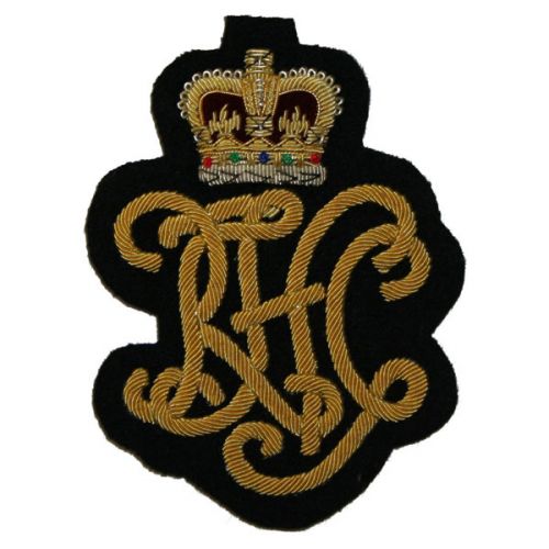 Royal Horse Guards Cypher Wire Blazer Badge