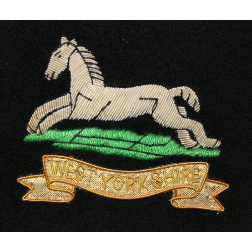 West Yorkshire Regiment Wire Blazer Badge