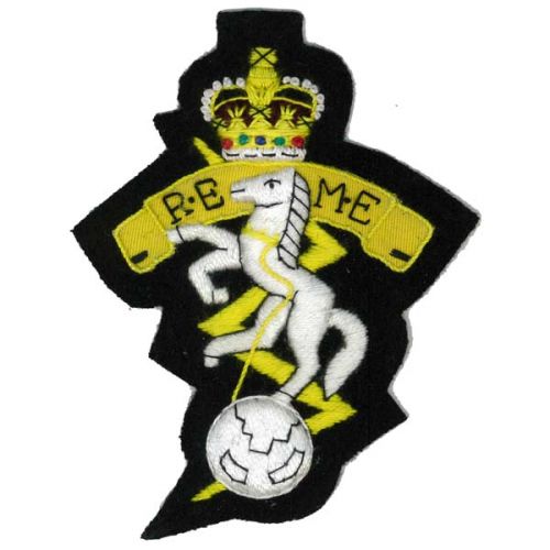 REME Silk Blazer Badge