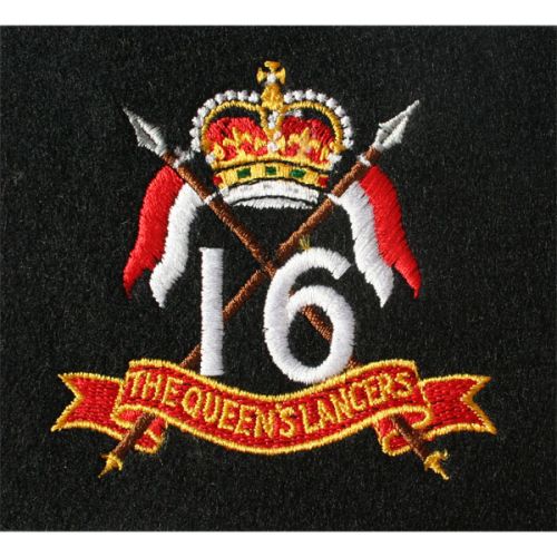 16th/15th Lancers Blazer Badge, Silk