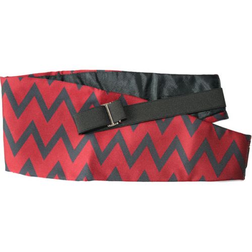 RA Zig -Zag Polyester Cummerbund