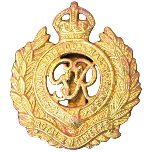 Royal Engineers Cap Badge, GV1R