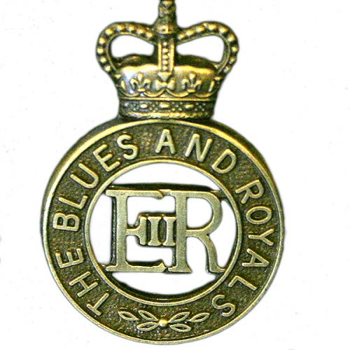 Blues & Royal Cap Badge, E11R