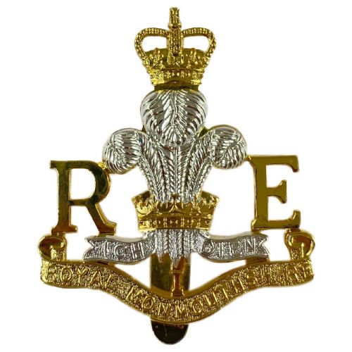 Royal Monmouthshire Royal Eng Cap Badge