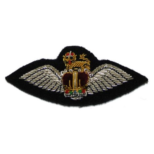 Army Air Corps (AAC) Officers Wings - On Navy Badge