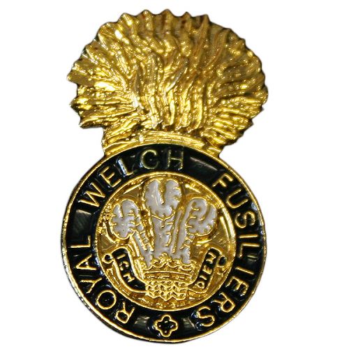 Royal Welch Fusiliers Cap Badge Style Lapel Badge