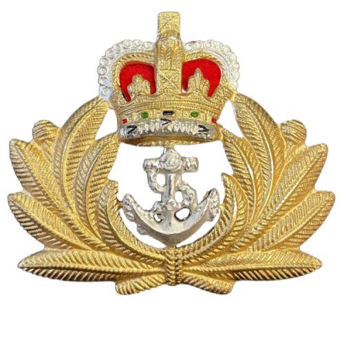 Royal Navy Beret Badge, Officers, Metal