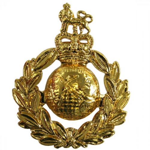 Royal Marines Cap Badge, Gilt, E11R