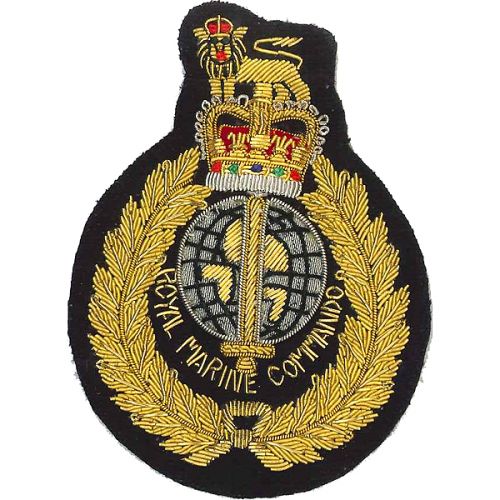 RM Commando Wire Blazer Badge