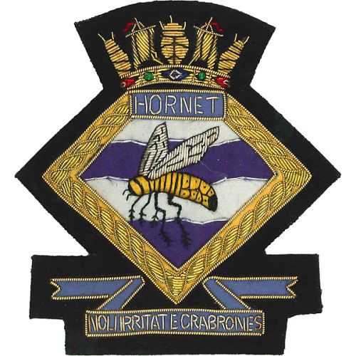 HMS Cornet Blazer Badge, Wire