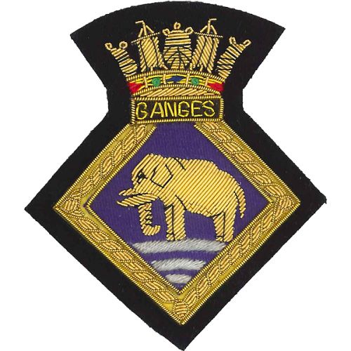 HMS Ganges Blazer Badge