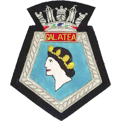 HMS Galatea Blazer Badge