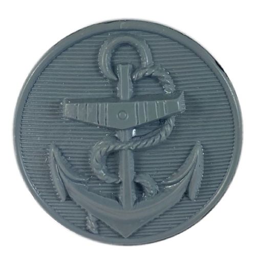 Dark Grey Nylon Anchor Button (36L) 