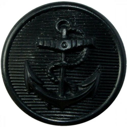 Black Anchor Button (24L)