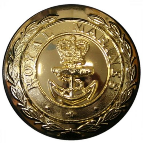 Royal Marines Button, Anodised (27L)